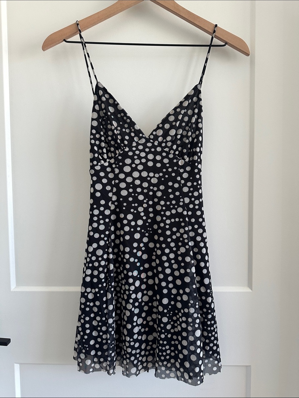Zara flowy polka dot sun dress